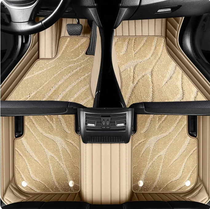 Good quality, Custom special car floor mats for Alfa Romeo Stelvio 2025-2017 durable rugs waterproof double layers carpets
