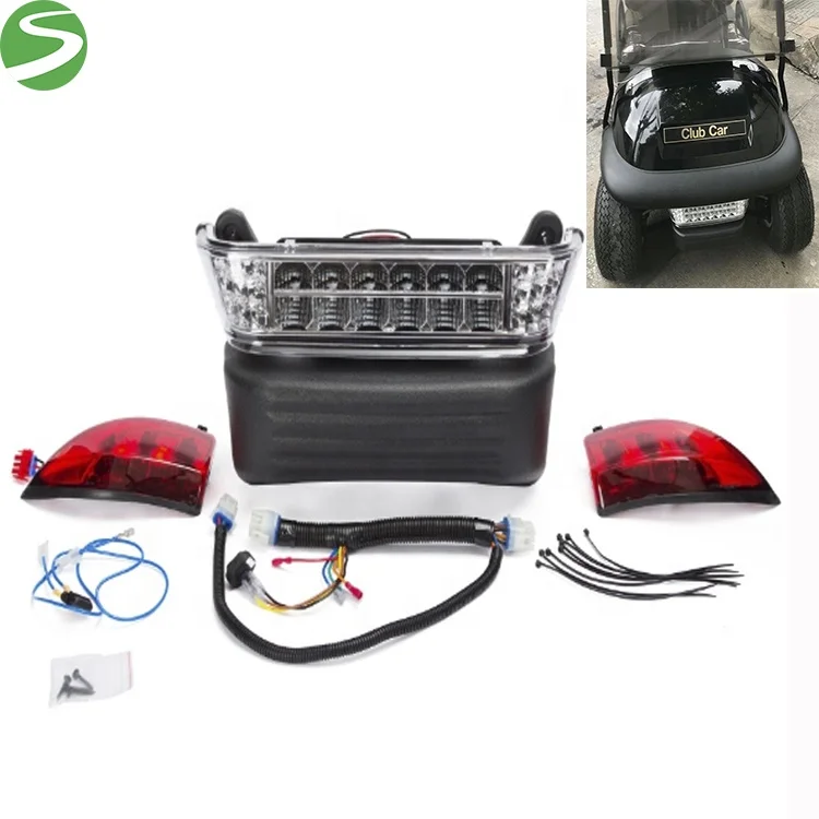 Electric Ce Zhejiang 12V ABS Vacuum OEM  Molded Golf Club Car Precedent Golf Cart Led Light Kits Price