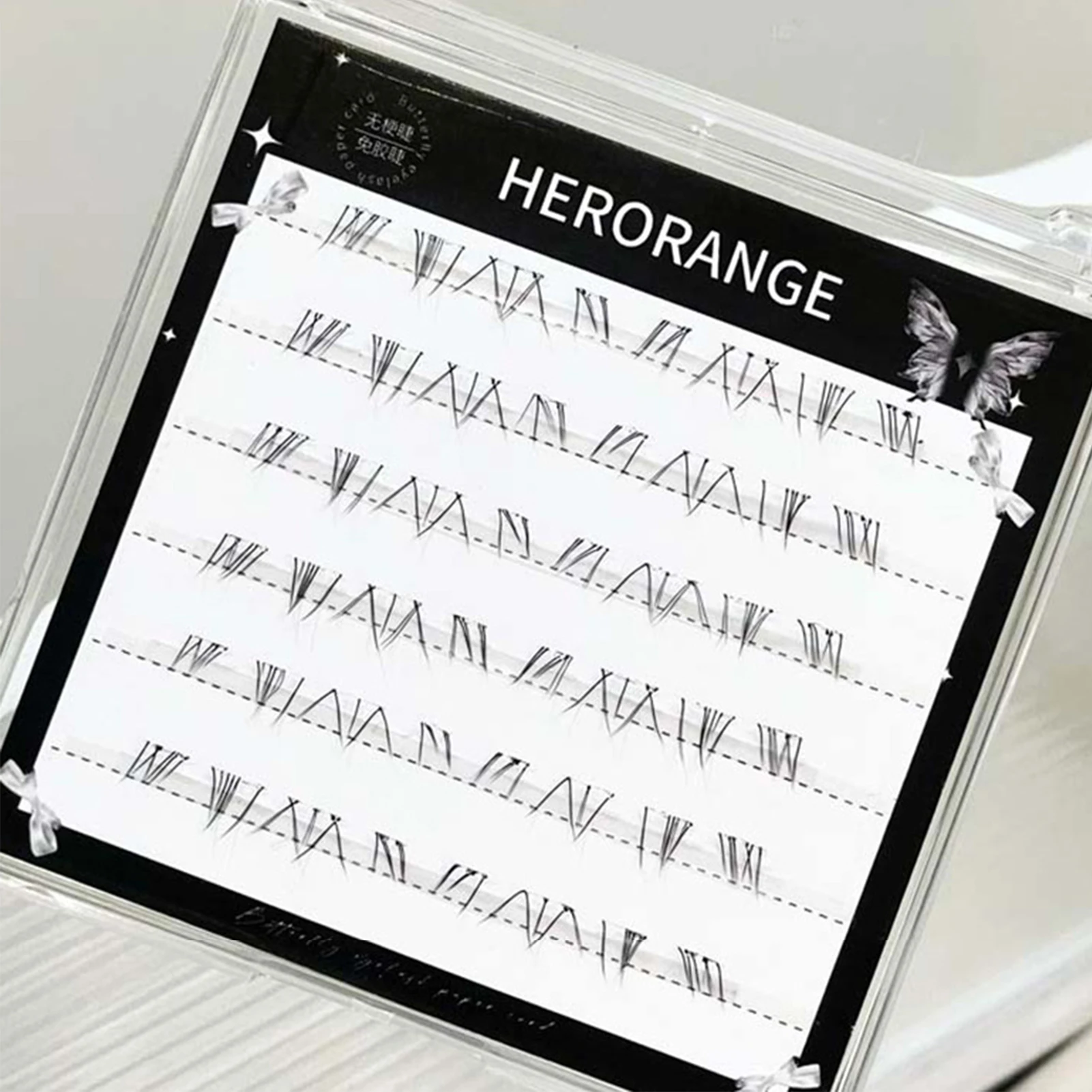 3/6/10 Rows Idol Lower False Eyelashes Perfect Eye Makeup Spiky Natural Wispy Manga Eyelash Extensions Korean Girl Group Style