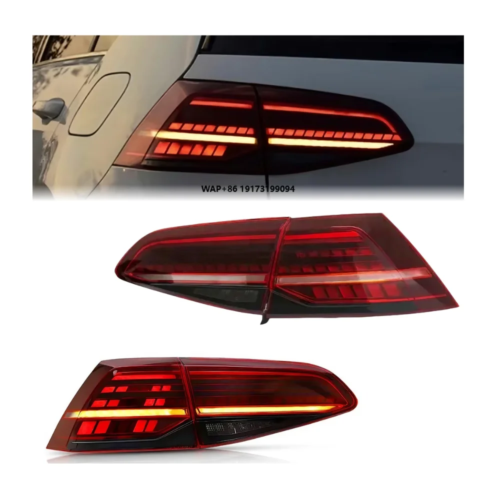 

Golf7 Mk7 Taillight 2016+ Upgraded Rear Tail Light Modified Start up Animation Turning Signal Light Day Running Light for