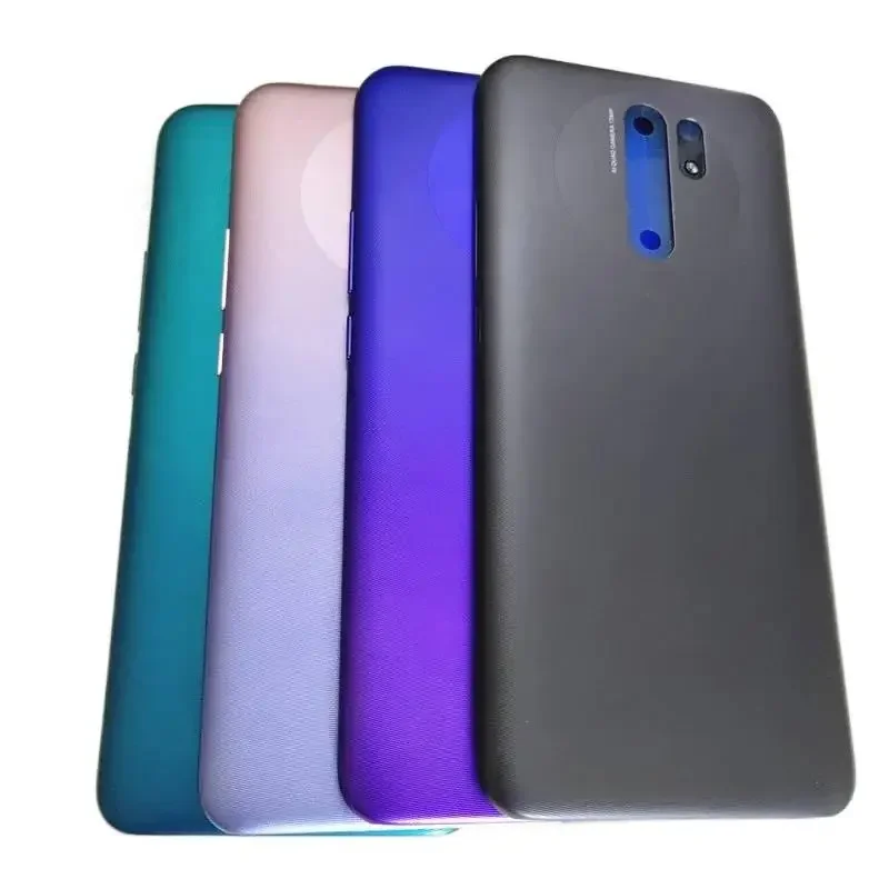 

Для Redmi 9, задняя крышка батарейного отсека, задняя крышка корпуса с боковыми кнопками, замена