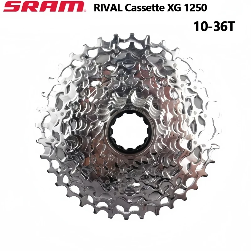 

SRAM Rival 1250 Кассета XG 12S 10-36T Серебристый 1251 XPLR XG 10-44T 12-скоростной шоссейный велосипед Велосипедный велосипед Freewheel CS-XG-1251