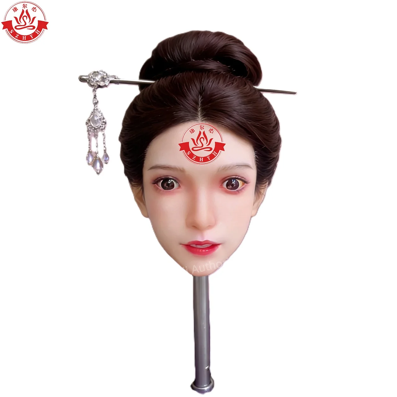 

Силиконовая насадка Wonanii Food Grade с большой головкой HYH-SHB-TS-0060, интерфейс M16, открытый рот с зубцами и язычком, для тренировки макияжа, дизайна причесок