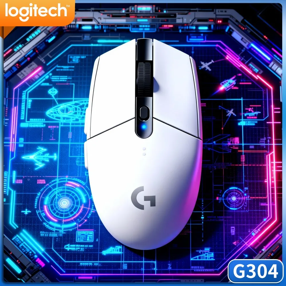 Logitech G304 LIGHTSPEED Wireless Gaming Mouse Anti‑Interference For Hobbyist Gamer Regular Office PC Operator