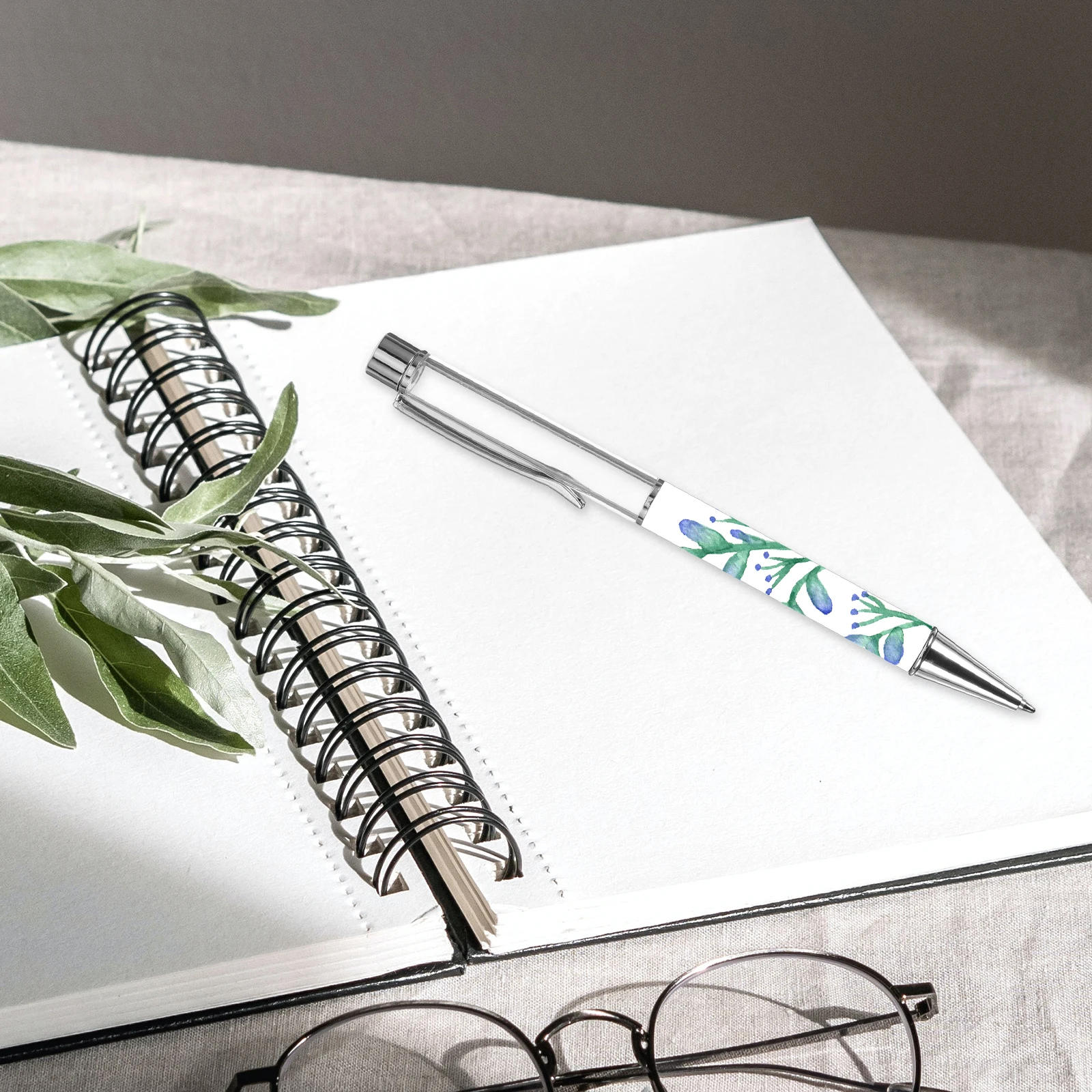 

Thermal Sublimation Ballpoint Pens Blank Heat Transfer Pen DIY Kids Medium Ink Office Portable Writing Steel Pen