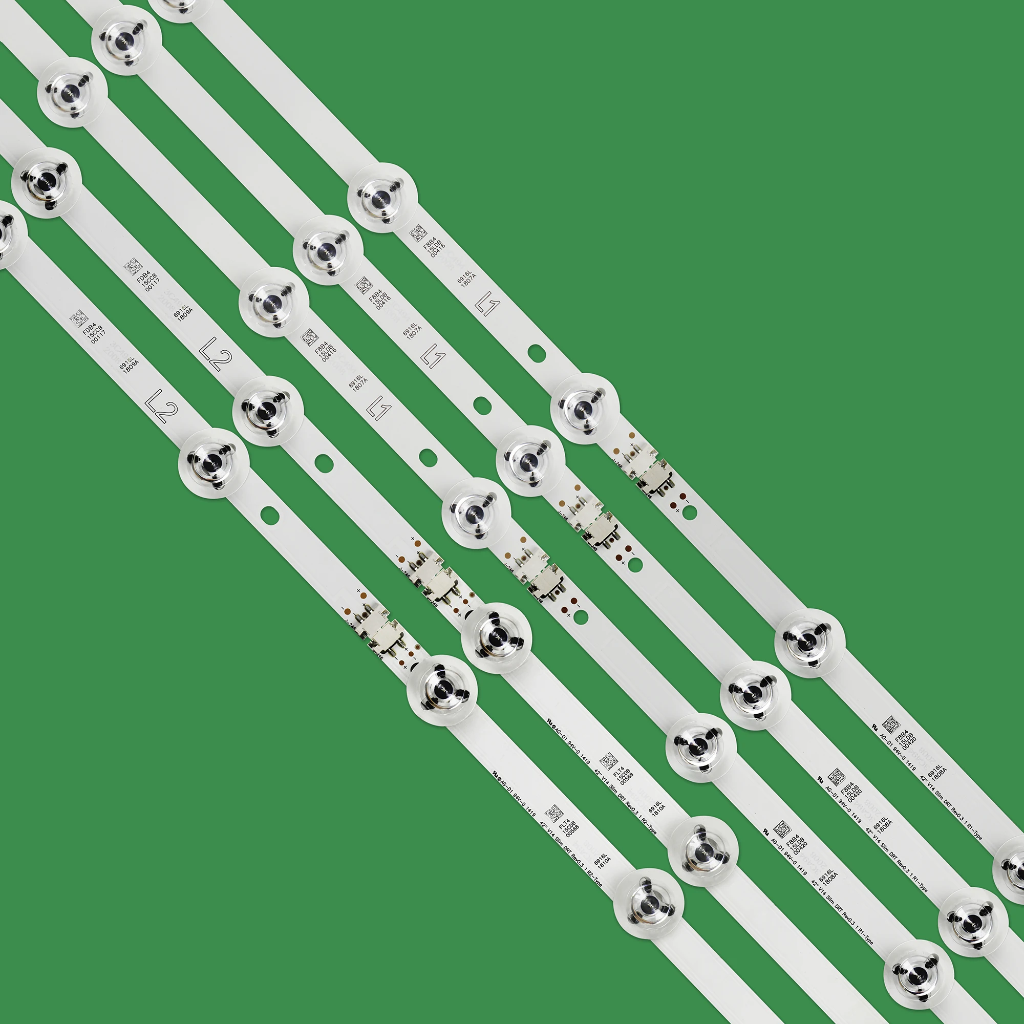 جديد LED شريط إضاءة خلفي 42 "V14 سليم DRT Rev0.3 ل 42" التلفزيون tx-42as650e LC420DUF VG F1 6916L-1809A 1808A 1807A 1810A #3