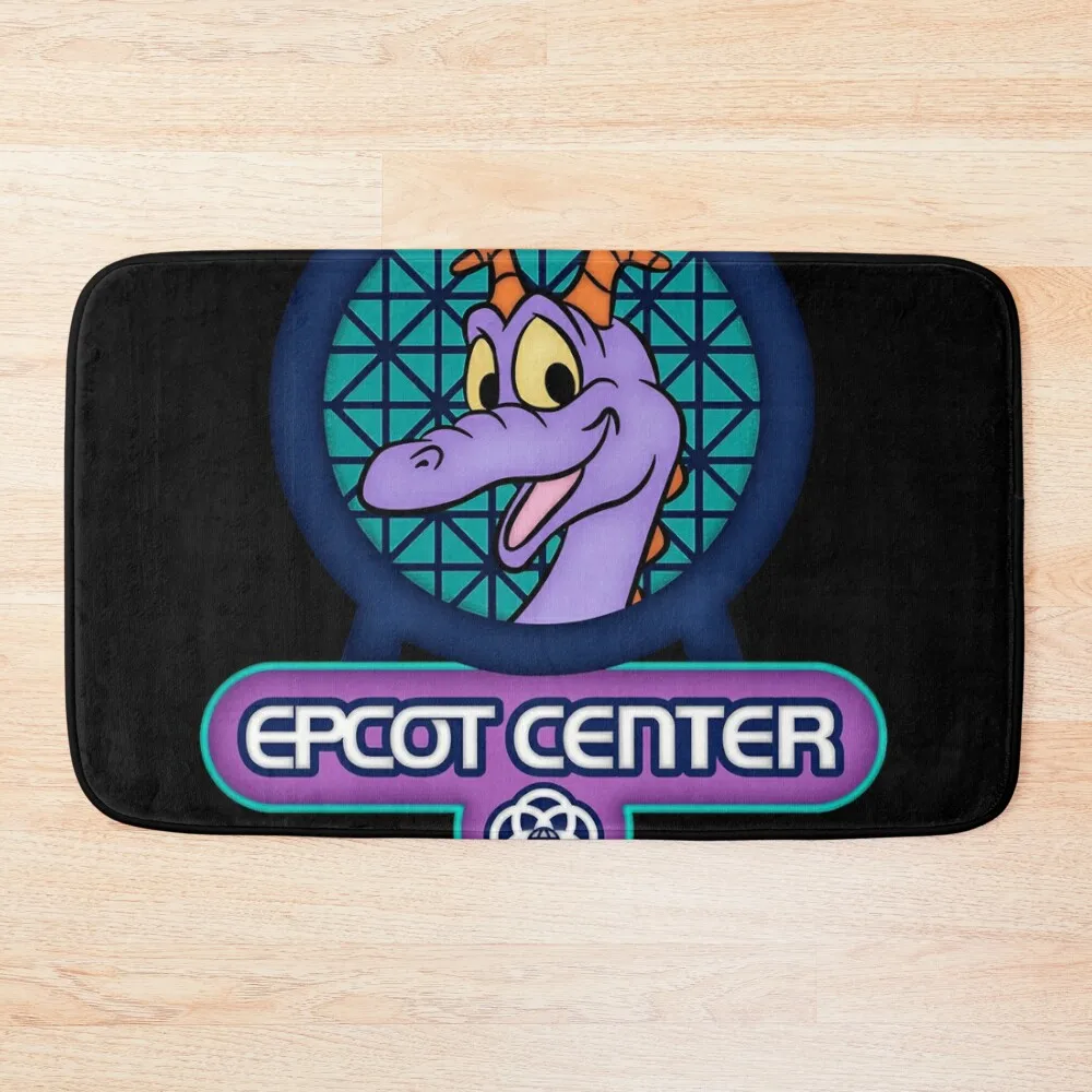 

EPCOT CENTER Figment Badge Essential Bath Mat DoorEntrance Door Carpets For Bathroom Mat