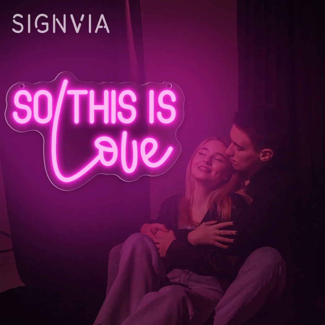 

So THIS is Love Neon Sign LED Romantic Valentine's Day Wedding Decoration Sign Engagement BedroomNeon Sign Board Art Wall Decor