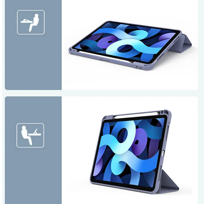 For IPad 10.2 9th 8th 10th Generation Case Acrylic Funda for IPad Air 2 1 3 4 5 IPad 9.7 2018 10.5 10.9 Pro 11 12.9 12 9 Mini 6