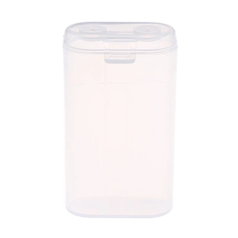 1PC 18650 Battery Portable Waterproof Clear Holder Storage Box Transparent Plastic Safety Case for 2 Sections 18650 Wholesale