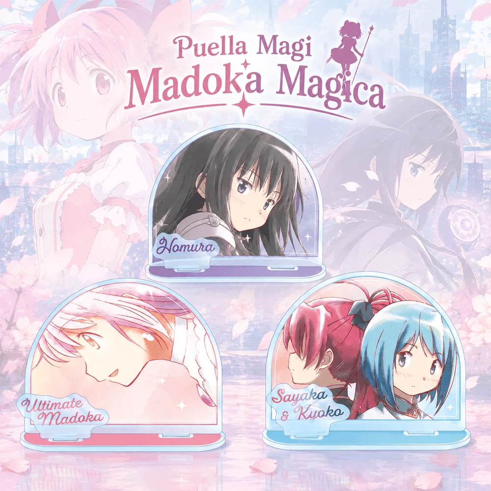 Puella Magi Madoka Magica Homura Akemi 15cm Acrylic Stand Keychain Anime Figure Desk Decor Toy Model Collectible Gift
