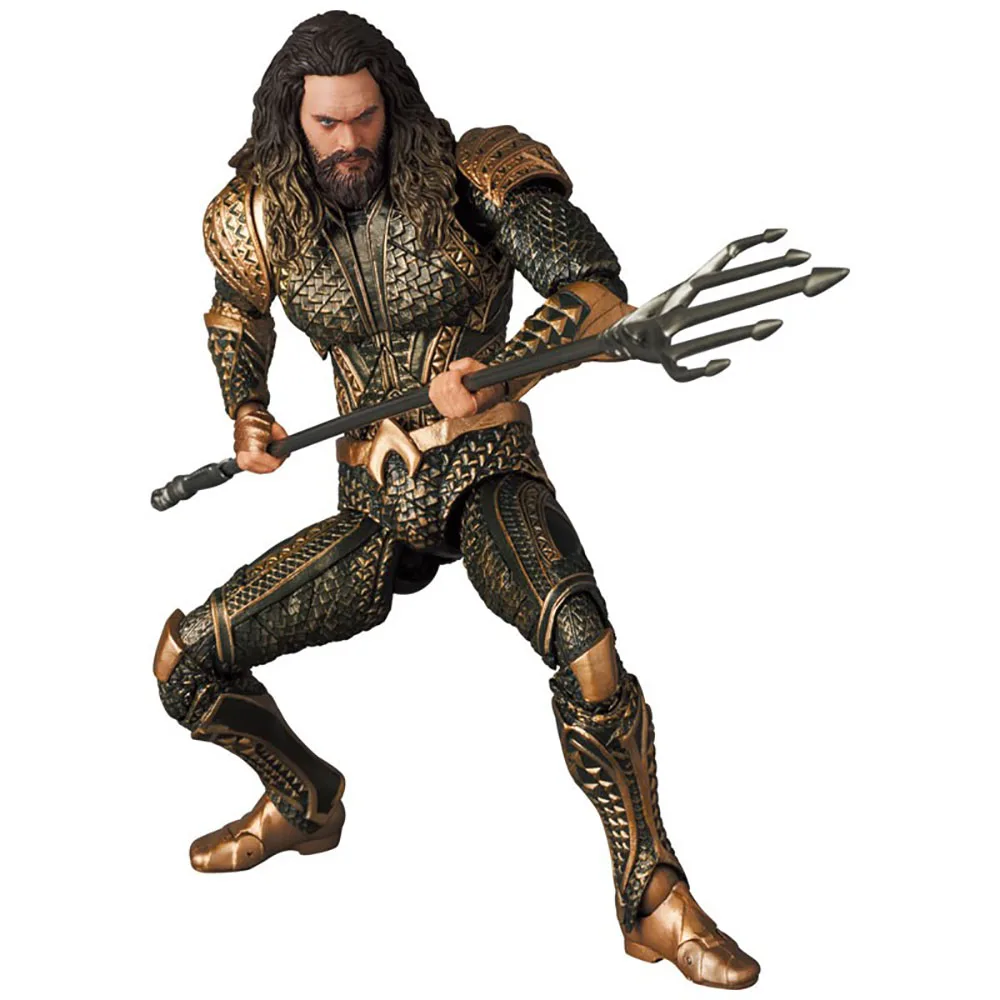 Original in Stock Medicom Toy  Mafex (No.209)  Zack Snyder's Justice League Aquaman Zack Snyder's Justice League Ver. Model Toys