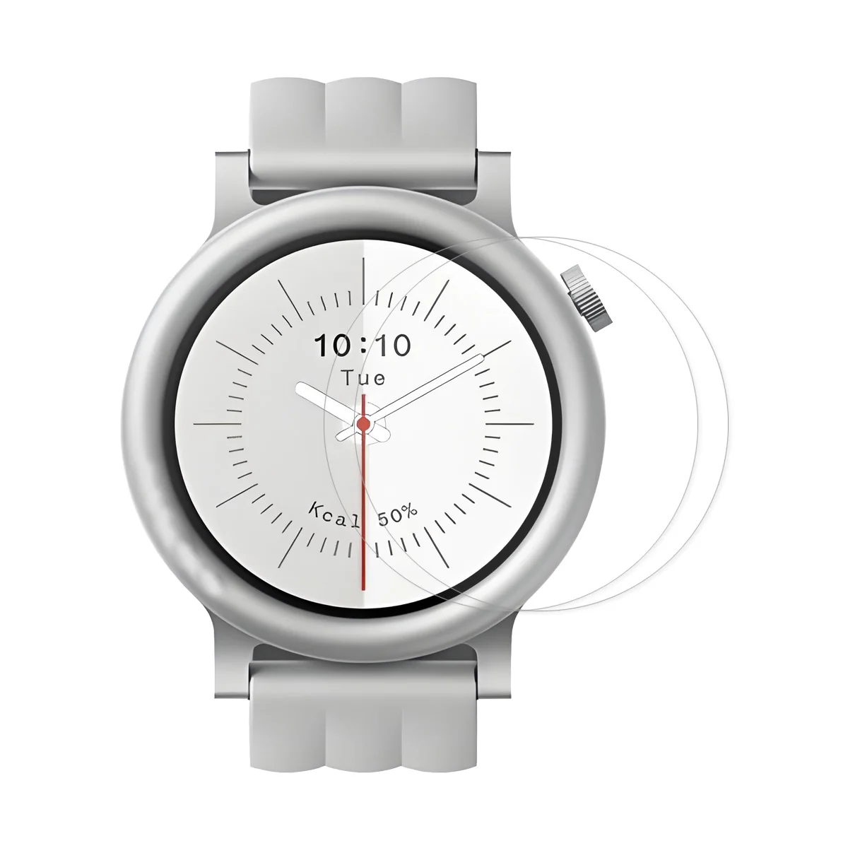 

Для Nothing CMF Watch 3 Pro 2 шт. Защитная пленка для экрана 9H из алюминиево-кремниевого стекла - прозрачная