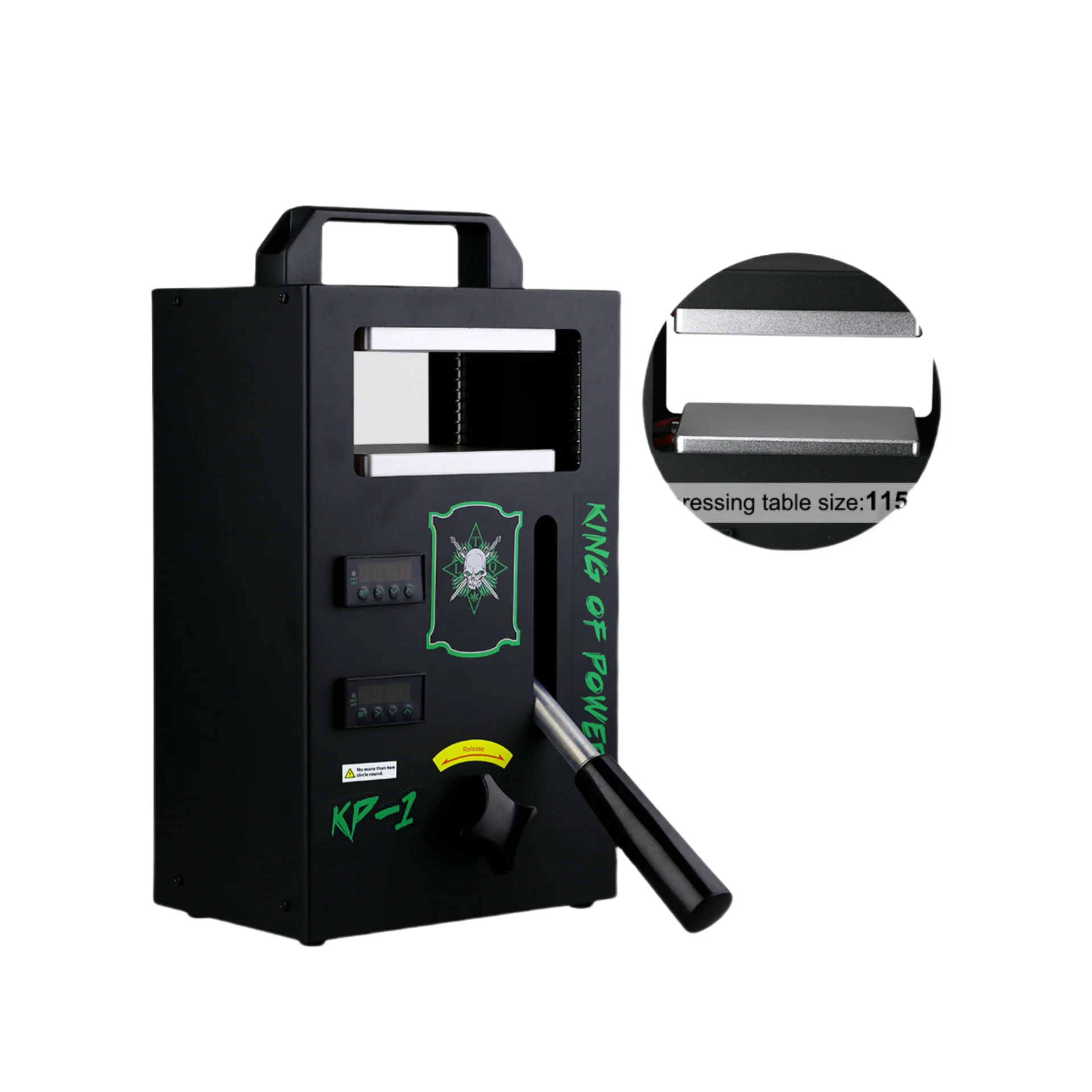 مكبس حراري يدوي محمول 4 طن صديق للميزانية 150 ℃   الصحافة الهيدروليكية على الطراز الحديث استخلاص الزيوت العطرية بالأعشاب للاستخدام المنزلي