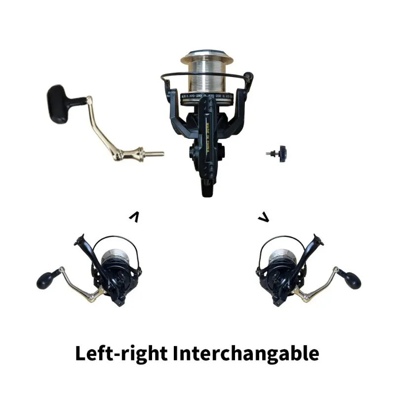 عالية الجودة الصيد البحر المحيط الغزل بكرة المياه المالحة CNC بكرة معدنية 4.1 10000 40LBS 18 كجم سحب الغزل بكرة الصب Pesca #5