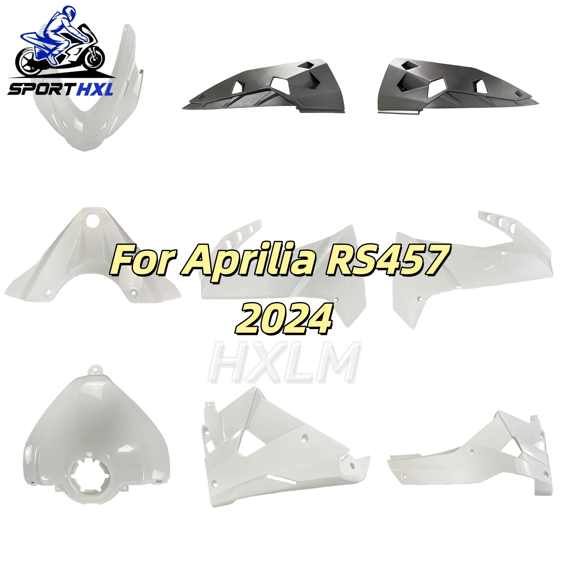 Gloss Finish Motor Bike Fairing Set Body Kit Plastic Accessories 24 High Quality Injection Body Kit Unpainted Fit For Aprilia RS
