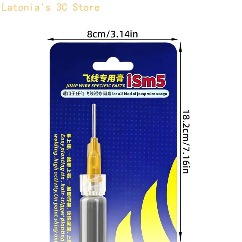 Detail Repair Solder Paste Set for Screen Cable Touch Repair with Needle Tip X3UB