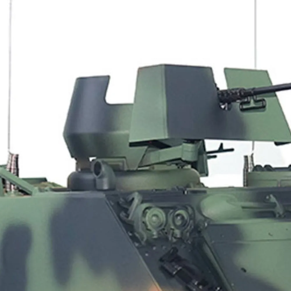 

TD RC Tank 1:16 M2412-B M113A1 ACAV 360 Turret Rotation Infrared Metal Wheels Gearbox Smoke Unit Radio Control Military Panzer