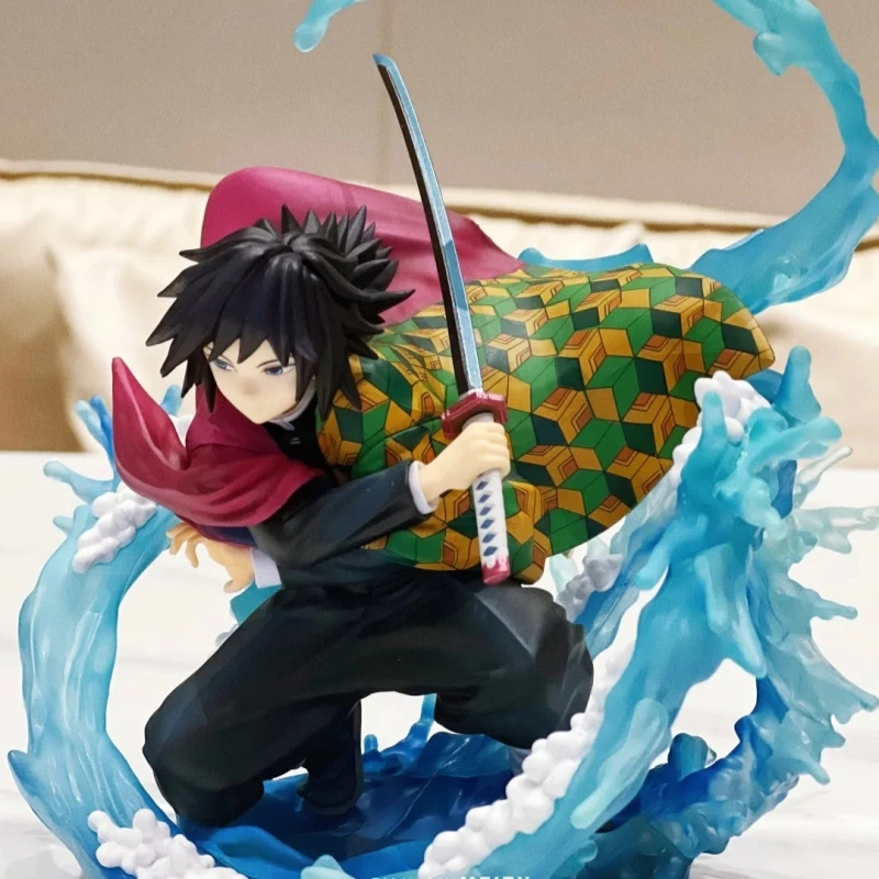 鬼滅の刃 江原童磨 アニメアクションフィギュア 17cm PVC コレクションモデルおもちゃデスクトップ装飾ギフト誕生日用