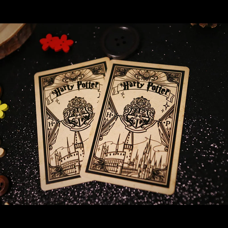 Harries Potter Poker Movie Peripheral Spell Poker Props Board Game Card Collection Gift