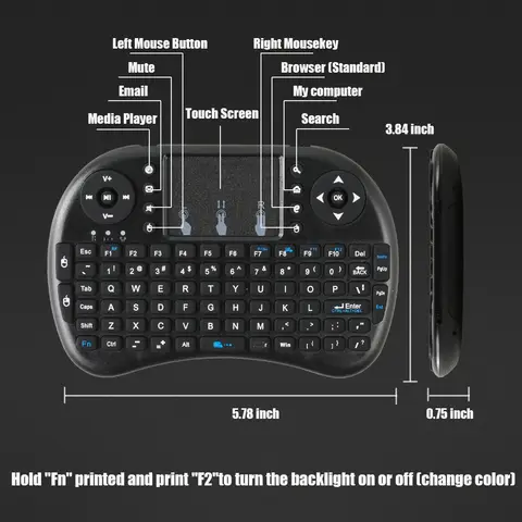 8 best sales पोर्टेबल कीबोर्ड माउस - №8