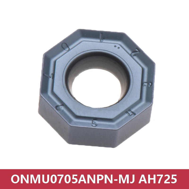 Original 10pcs ONMU0705ANPN MJ AH725 Double Sided Milling Tools Carbide Inserts For Steel Stainless Hardware Parts Tooling Lathe