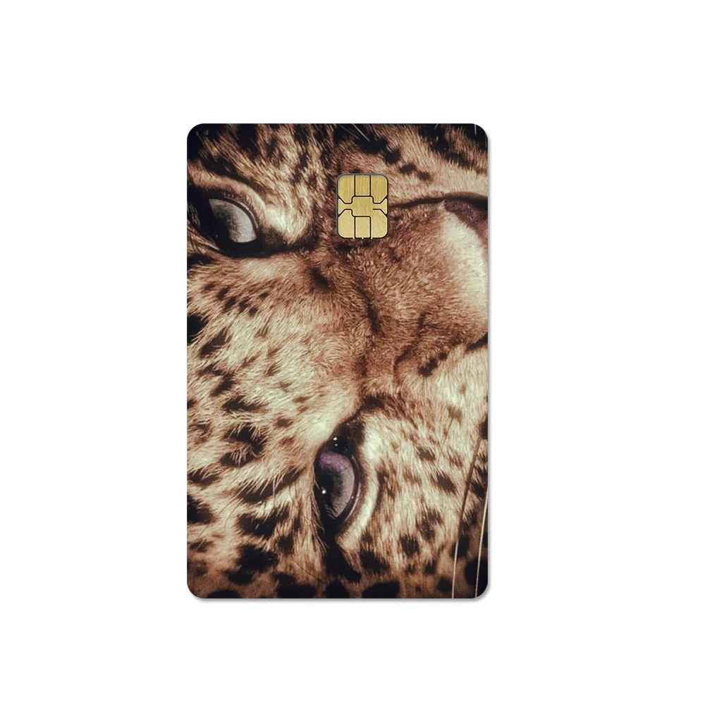 Hot Sale Leopard Money Dragon Wave Graffiti Matte PVC No Fade Skin Sticker Film for Debit Credit Card