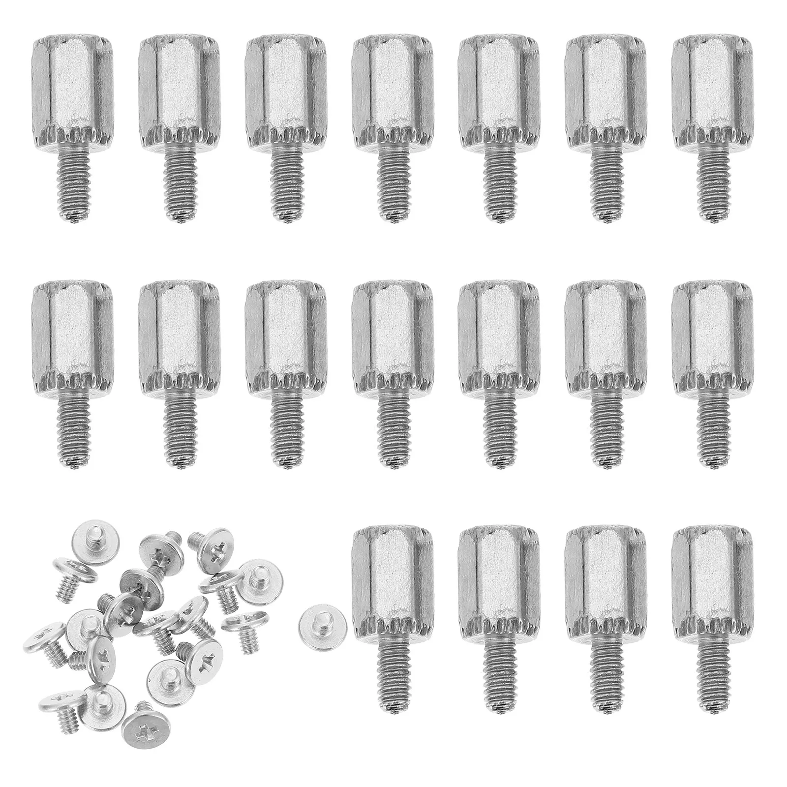 20Pcs Hex Head SSD M.2 Mounting Screw Replacement Nut Kit Pc Laptop Motherboard SSD Screw Standoff Mounting Computer Accessory