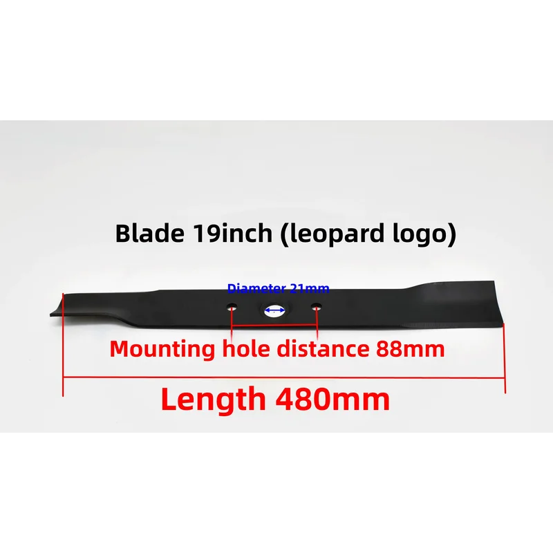 19 & 21 Inch Straight Lawn Mower Blade Replacement For Honda Hand Push Self-propelled Grass Cutter Garden Spare Parts