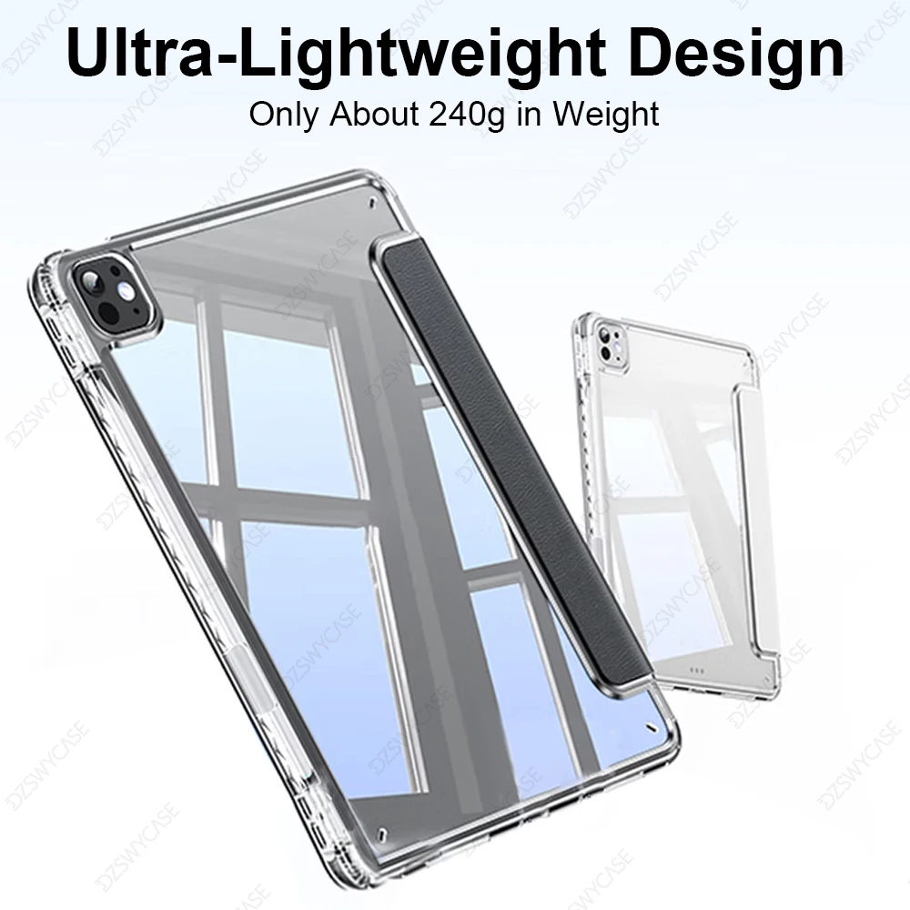 Klare Transparente Hülle für iPad 10. 11. Gen A16 Air 10.9 11 13 M2 M3 M4 Pro 11 12.9 13 M5 Mini7 6 9/8/7. 10.2 6/5. 9.7 Cover – Detail 10