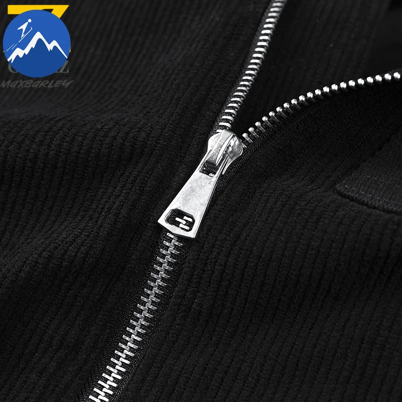 Maxbarley Baseball Suit Men 2025 Autumn Fashion Loose Corduroy Trendy Motorcycle Stand Up Collar Coat Versatile Flying Jacket