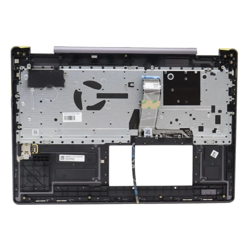 M New Laptop Parts for Lenovo Yoga 7 16IRL8 Laptop Palmrest Upper Cover with US/Portuguese Keyboard Fingerprint