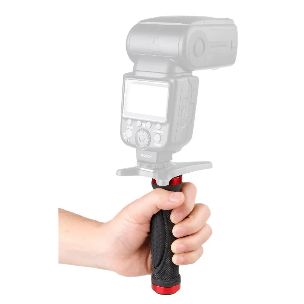 مثبت يدوي محمول عالمي للكاميرا DSLR ترايبود Monopod قبضة مثبت حامل مع 1/4 "برغي 3/8" ثقب المسمار