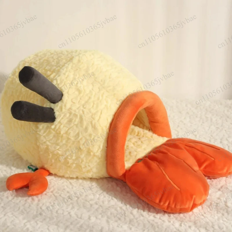 For Winter with Fried Shrimp Design, Winter Warm Mat for Cats, Cat Sleeping Bag, Dog Bed