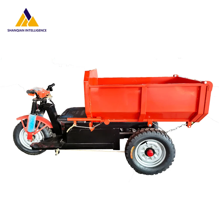 Factory Price Electric 3 Wheel Cargo Tricycle for Underground Transportation Hot Selling Mining Mini Dumper