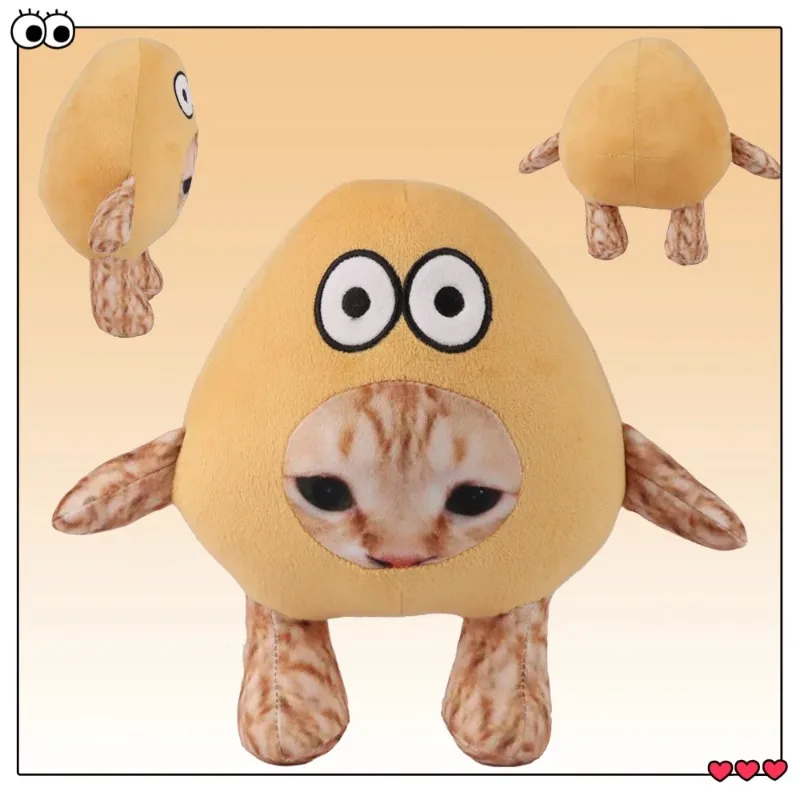 

Kawaii Cartoon Alien Cat Plush Toys Anime My Pet Alien Pou Doll Stuffed Cat Toy for Kids and Collectors Christmas Birthday Gifts