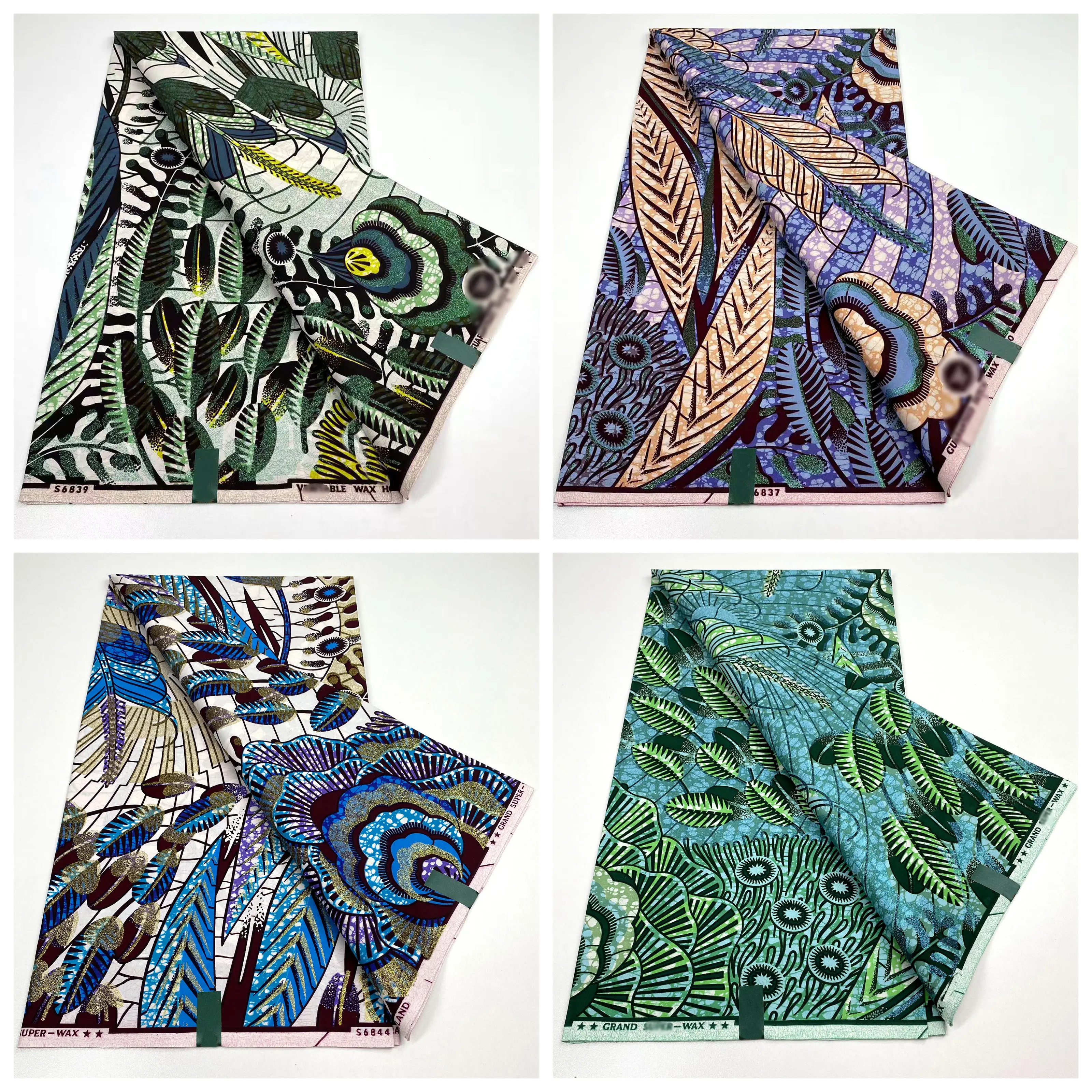 

Super Veritable Wax Guaranteed Real wax print fabric dutch hollandais Nigerian pagne Africa Dress 100% Cotton