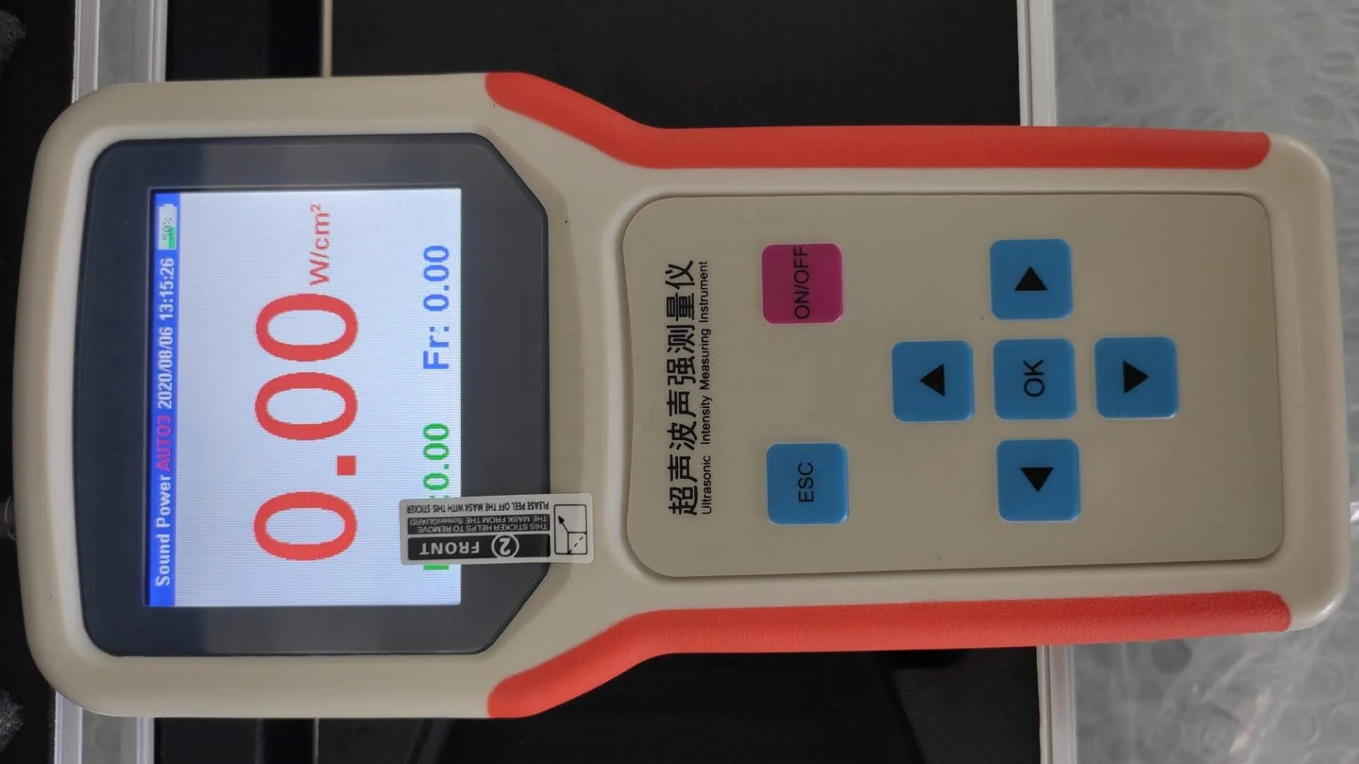 Sound intensity measuring instrument meter for ultrasonic cleaner