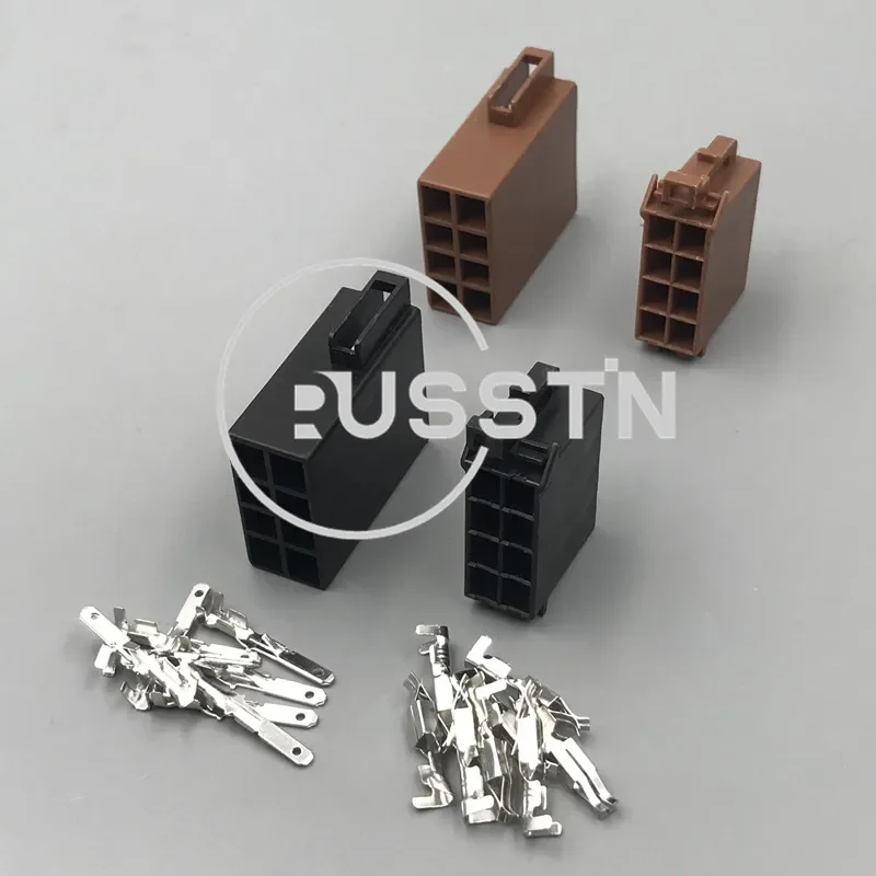 1 Set 8 Pin Automotive CD Connector Car Radio Speaker Plug Audio ISO Socket AC Assembly For VW 962189-1 962191-1