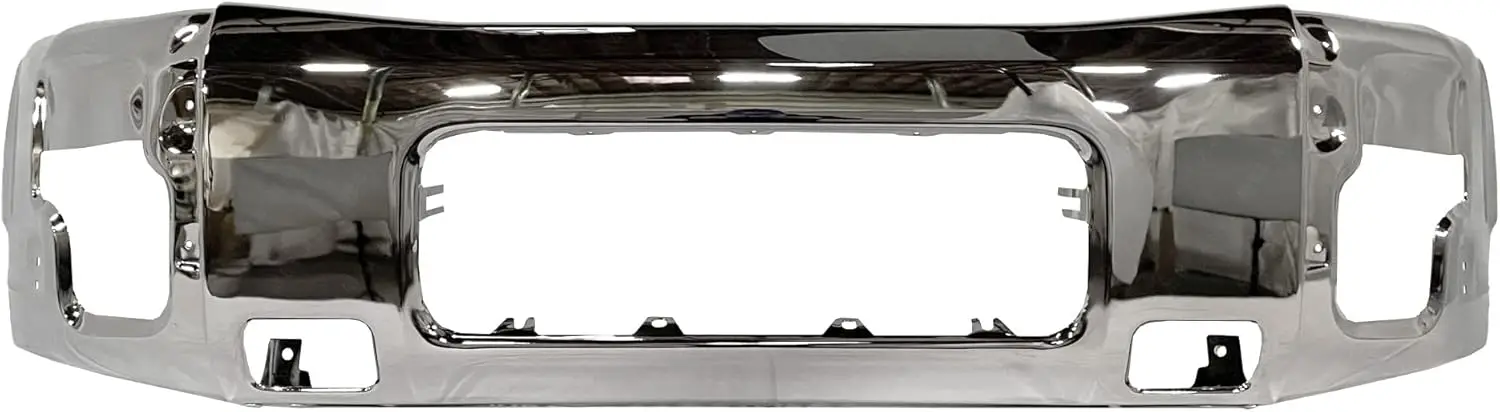 Front Bumper Face Bar Compatible with 2004-2015 Nissan Titan Pickup 04-15 NI1002136 Chrome Steel