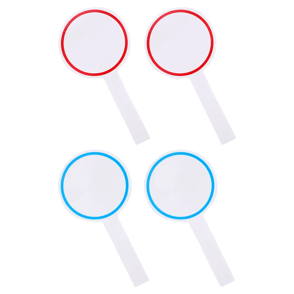 

4 Pcs Scoreboard Voting Paddle Dry Erase Boards Foam Whiteboard Paddles for Games