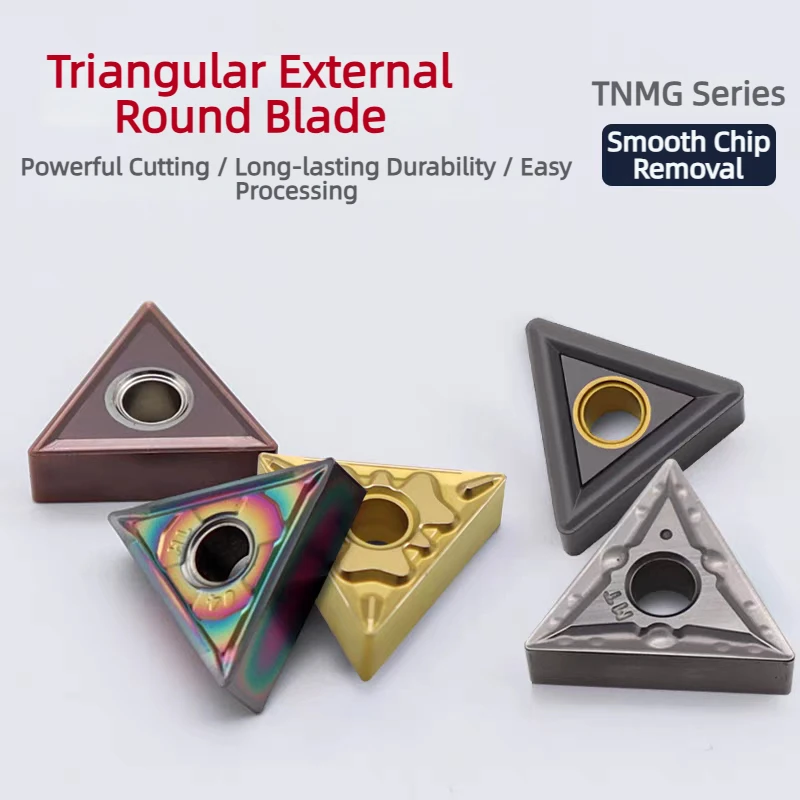 High Precision TNMG160404 160408 CNC Triangle Insert Lathe External Turning Tool for Stainless Steel Metal Thread