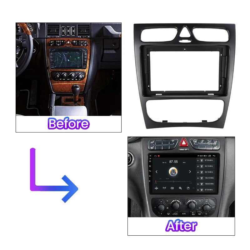 Android Car Radio Panel Dash DVD Player Cable For Mercedes Benz CLK W209 W203 W208 W463 Vaneo Viano Vito Autoradio Stereo canbus