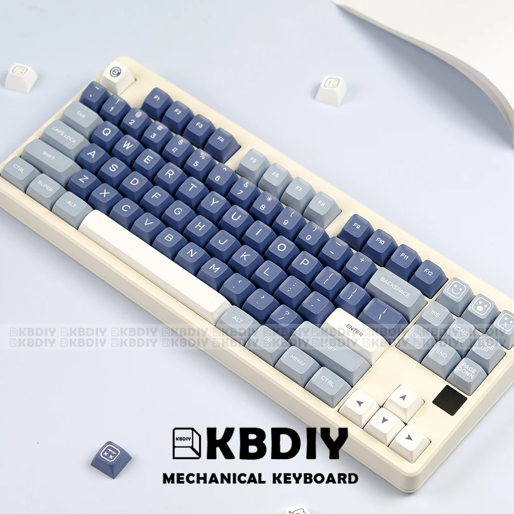 KBDiy-GMK Pesca Keycap, Perfil SA, PBT Double Shot Key Cap, ISO Digite 7U Barra de Espaço, Kit Teclado Mecânico DIY personalizado