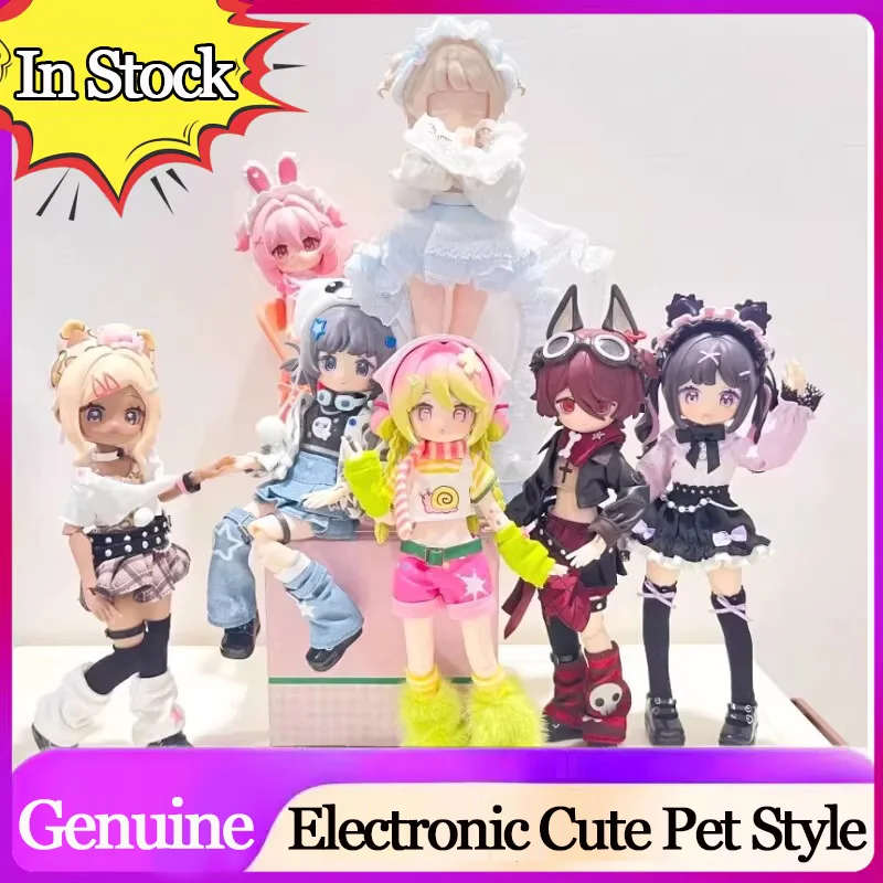 

Authentic Cute Fun Electronic Pet Style 1/12 Bjd Blind Box Articulated Action Figure Trendy Collectible Figurine Perfect Gift