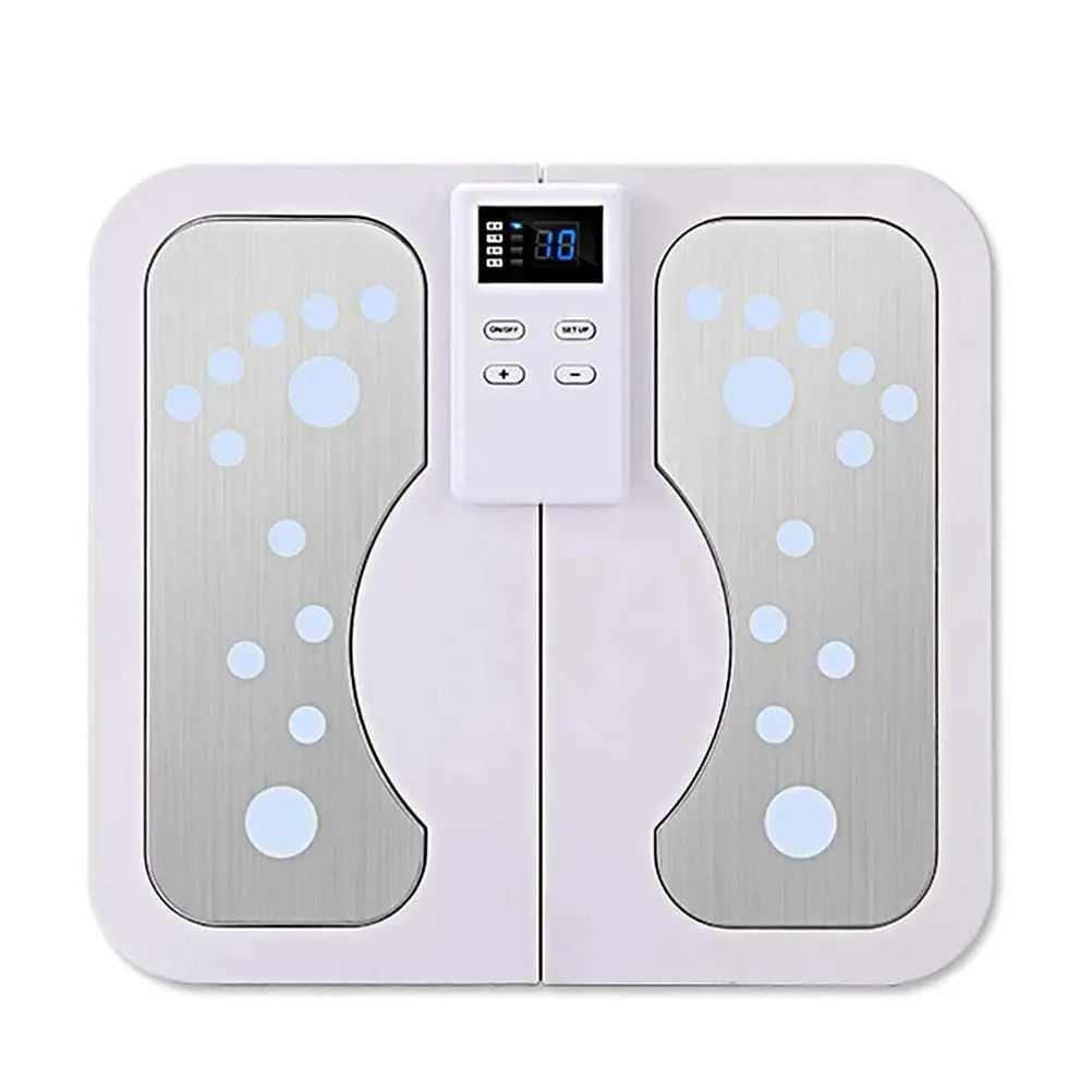 

Electric Foot Massager Mat Electric Foot Massaging Pad Intelligent Current Vibration Heating Electronic Foot Massager Pad