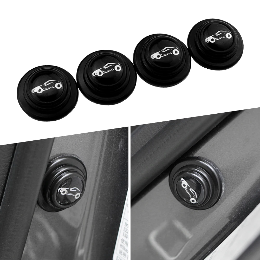 4Pcs Car Door Stickers Soundproof Buffer Gasket for Hyundai Solaris 2 Elantra I30 I35 I40 Tucson Kona 2015 2016 2017 2018 2019