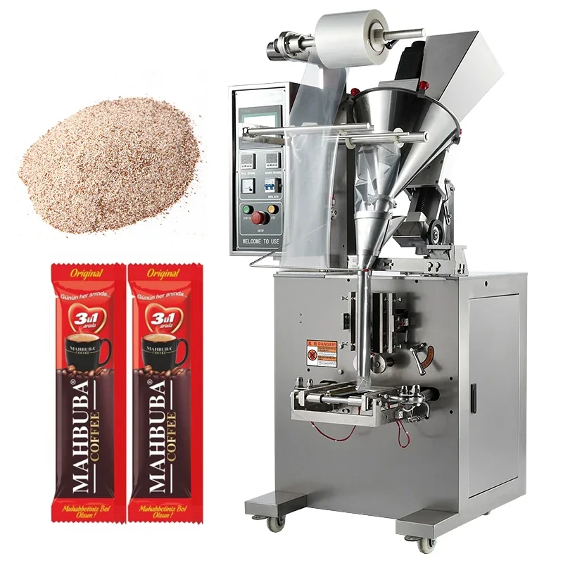 Multifunctional food bag packaging machine for candy filling and sealing