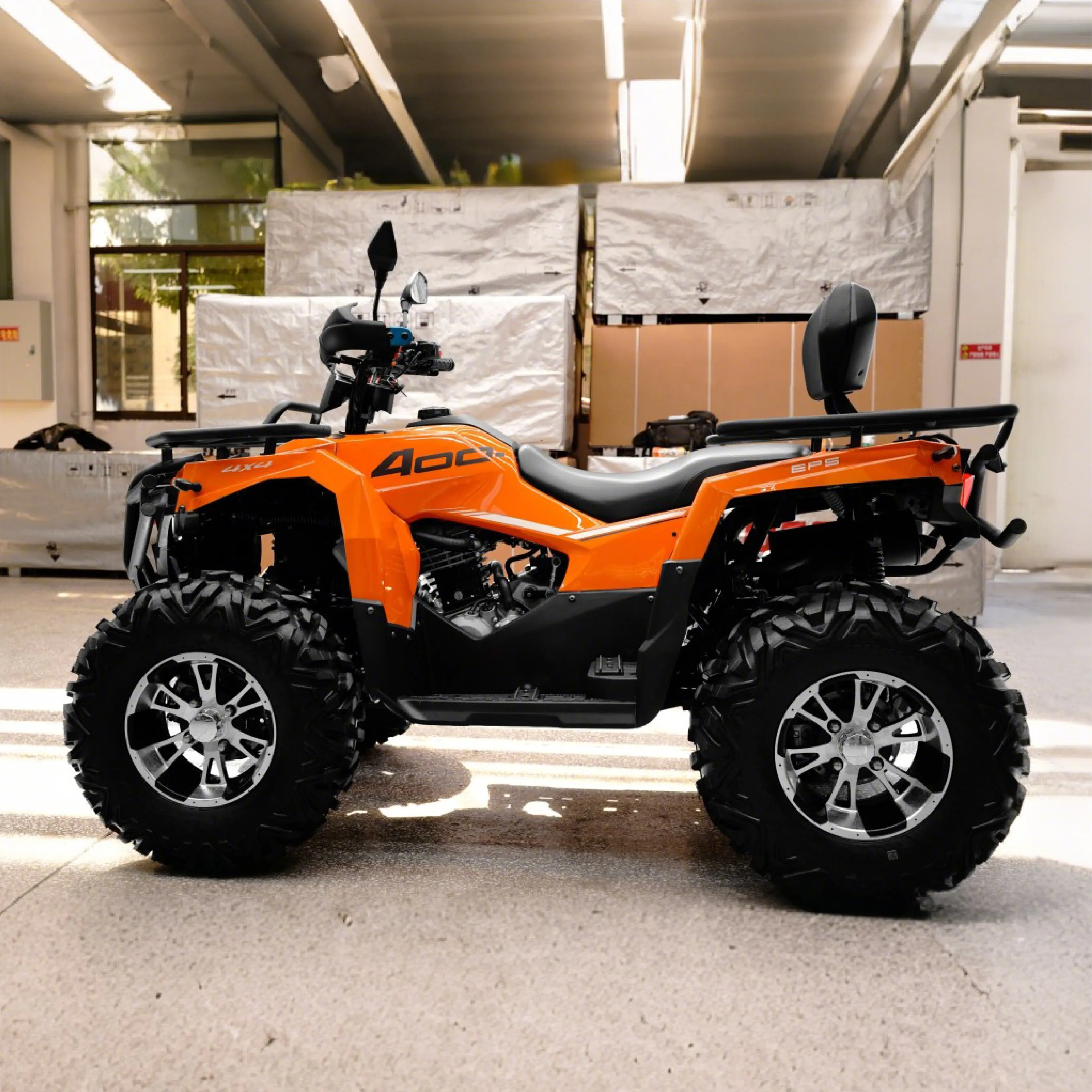 400CC 4-Stroke Adult ATV 4WD Utility Quad Off-Road Vehicle Automatic Hydraulic Disc Brake 200-300kg Payload