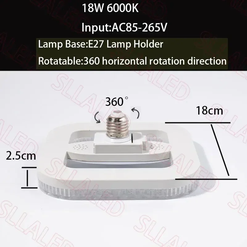 E27 Ceiling LED Lamp Bulb 18W 24W AC85-265V 6000K Super-bright Chandelier Home Decor Lighting